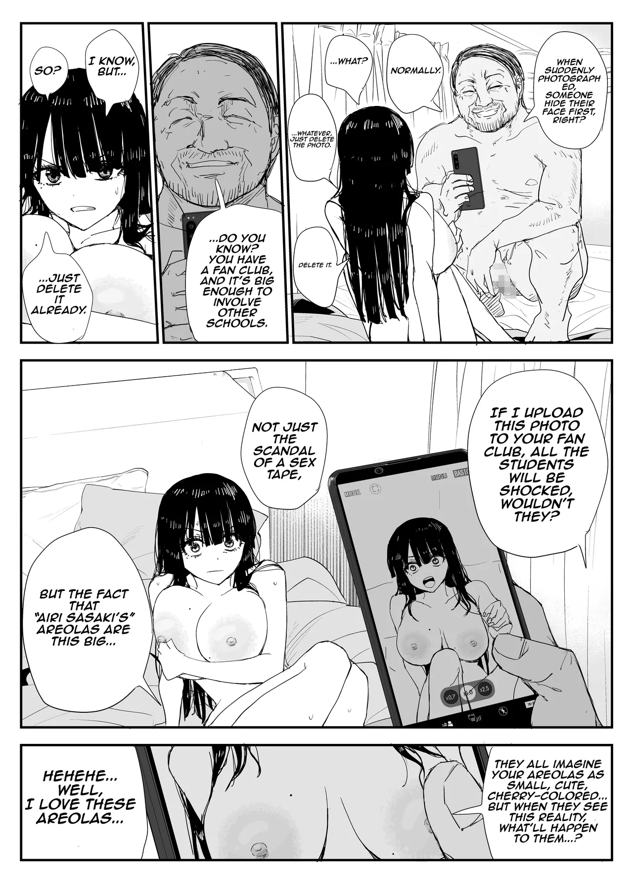 Hentai Manga Comic-Kiss-Sex Diary with My Student ~Big Boobs, Big Areolas, French Kiss, and Saliva Exchange Sex with My 'Student'~-Read-70